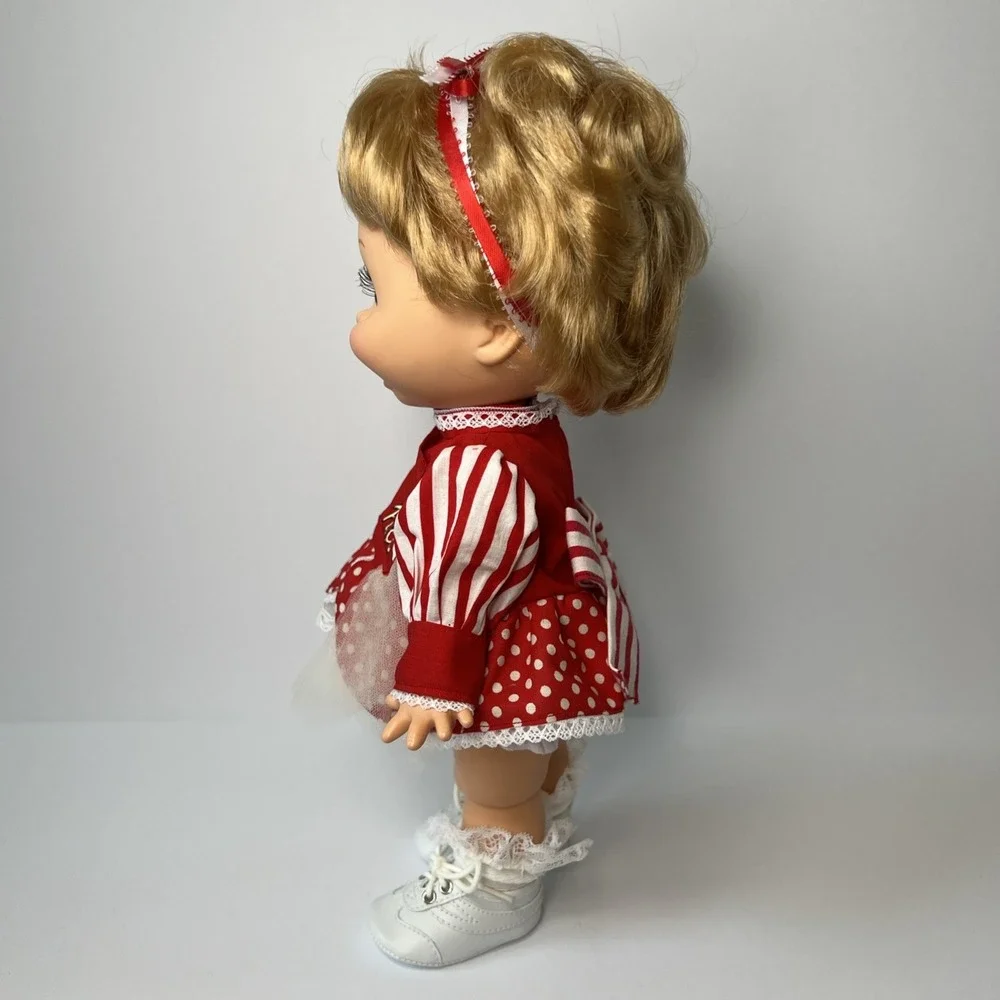 Vintage 1990 Galoob Baby Face So Playful Penny #10 Blue Eyes Red Outfit